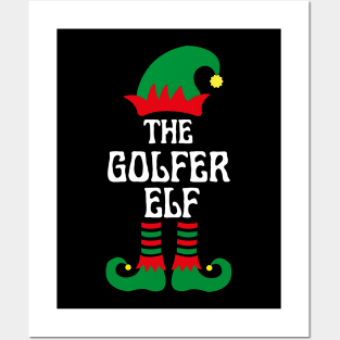 THE GOLFER ELF Posters and Art